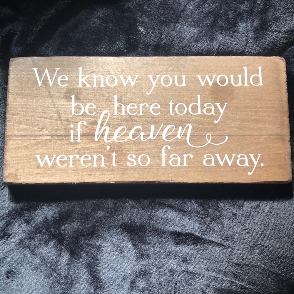 Wedding sign if heaven